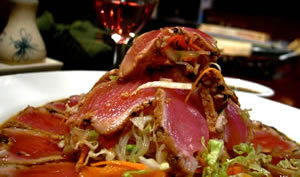 Yellowfin tuna tataki